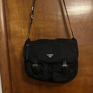 Prada Black Messenger Bag